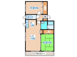 メゾネット本通の物件間取画像